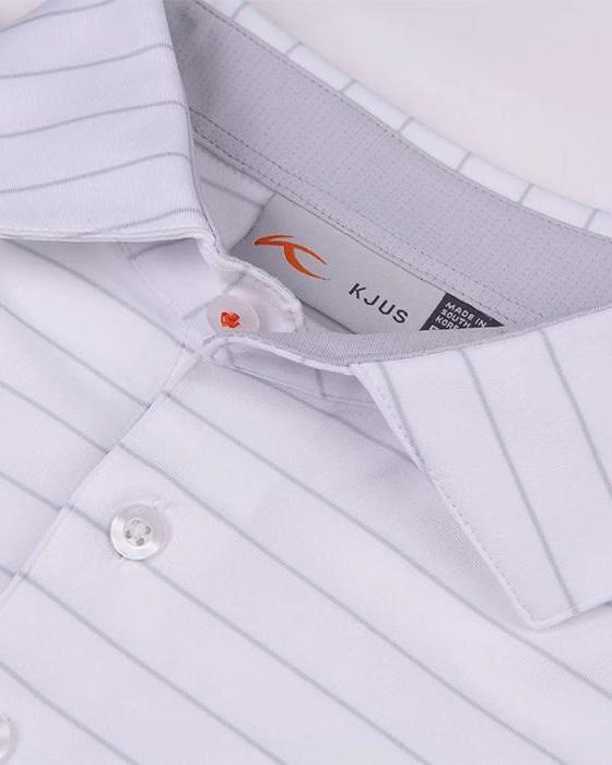 Men Soren Mel. Stripe Polo L/S