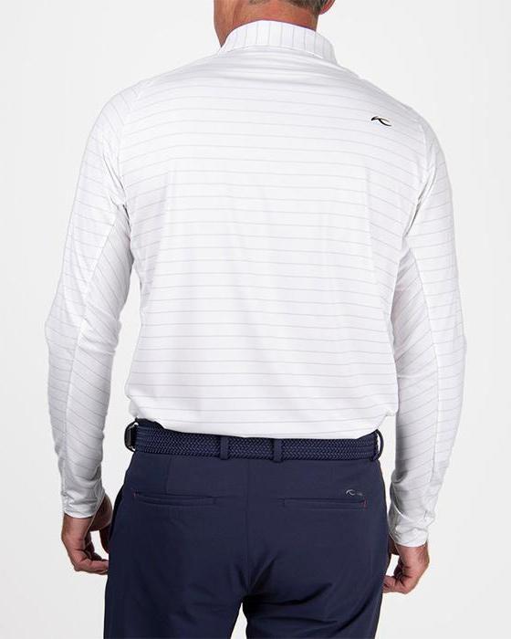 Men Soren Mel. Stripe Polo L/S