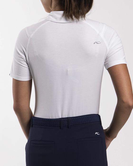Women Hollow Pima Polo S/S