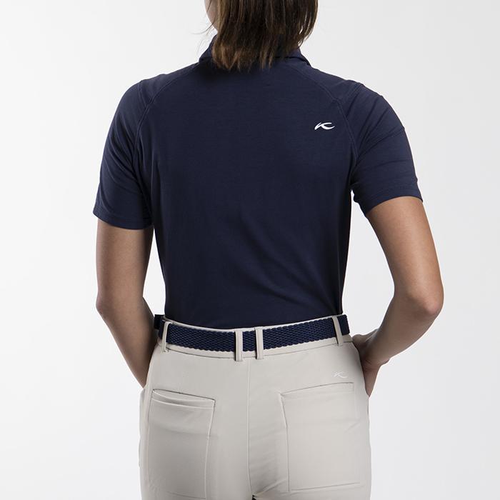 Women Hollow Pima Polo S/S