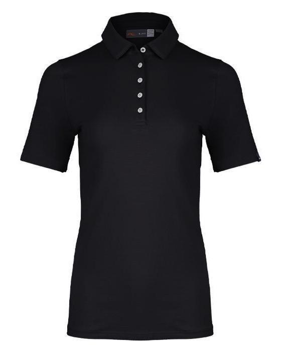 Women Hollow Pima Polo S/S