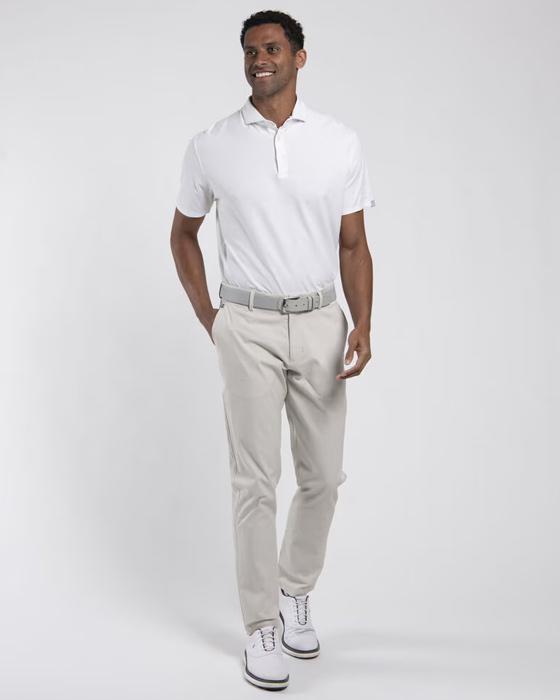 Men Hollow Pima Polo S/S