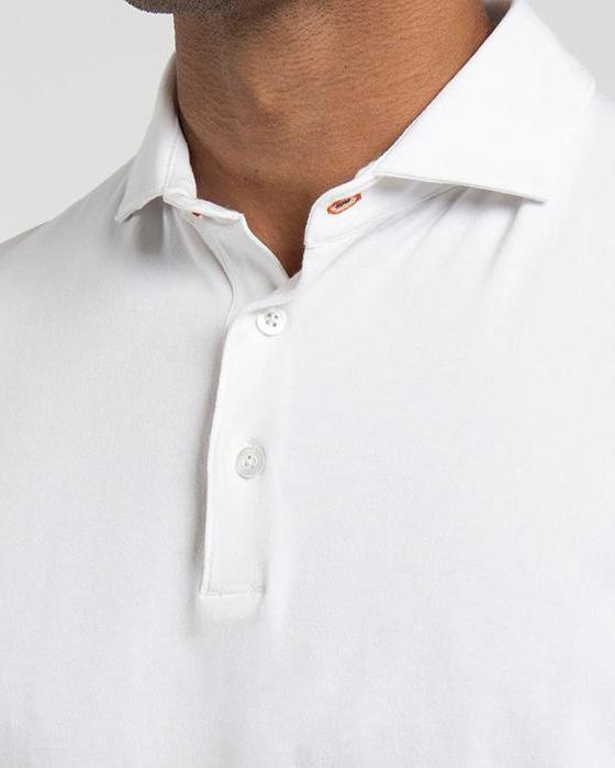 Men Hollow Pima Polo S/S