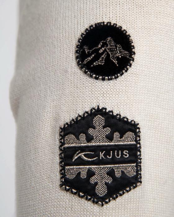 Women Retro Patch Sweater