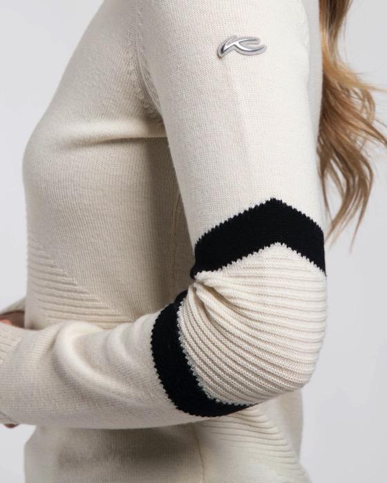 Women Retro Patch Sweater