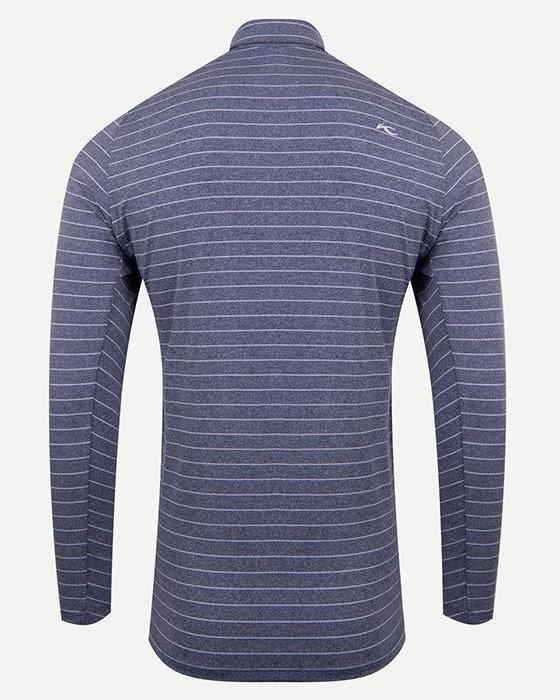 Men Soren Mel. Stripe Polo L/S