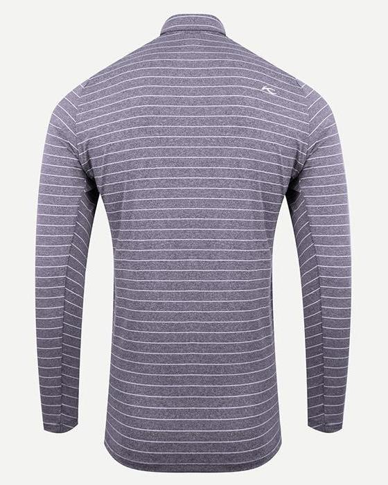 Men Soren Mel. Stripe Polo L/S