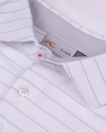 Men Soren Mel. Stripe Polo L/S