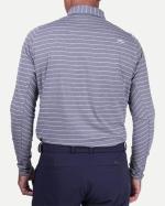 Men Soren Mel. Stripe Polo L/S
