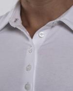 Women Hollow Pima Polo S/S