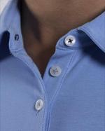 Women Hollow Pima Polo S/S