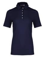 Women Hollow Pima Polo S/S