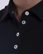 Women Hollow Pima Polo S/S