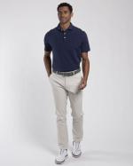 Men Hollow Pima Polo S/S