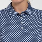 Women Enya Printed Polo S/S