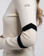 Women Retro Patch Sweater