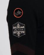 Women Retro Patch Sweater