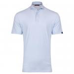 Men Hollow Pima Print Polo S/S
