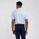 Men Hollow Pima Print Polo S/S