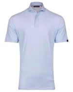 Men Hollow Pima Print Polo S/S