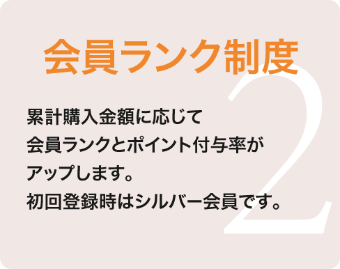 KJUS会員メリット　会員ランク制度
