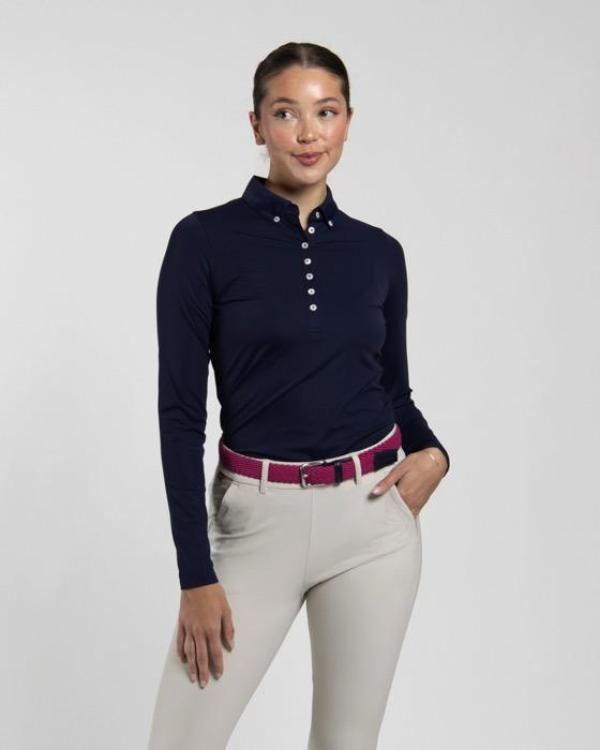 Women Catalina Cool Polo L/S