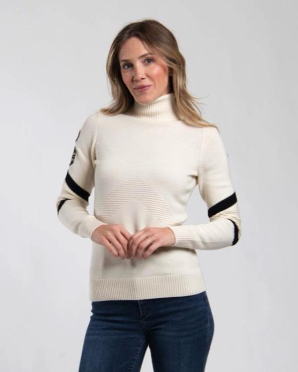 Women Retro Patch Sweater