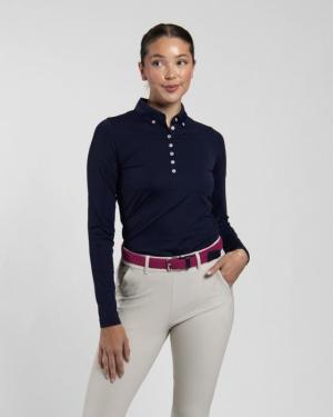 Women Catalina Cool Polo L/S