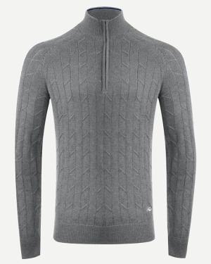 Men Cashmere Luxe Half-Zip