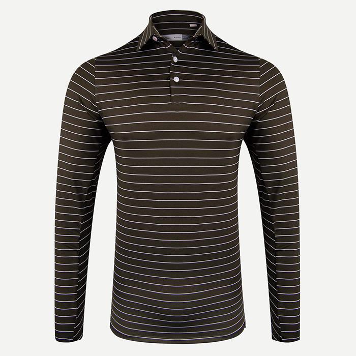 Men Soren Mel. Stripe Polo L/S | MG Polo | KJUS（チュース）ONLINE 